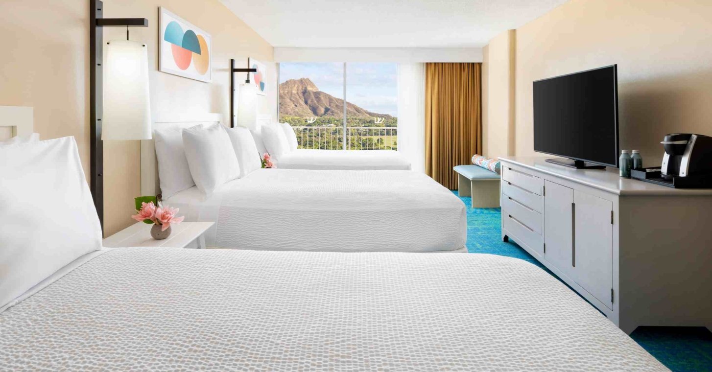 Diamond Head View Triple Doubles The Twin Fin Hotel