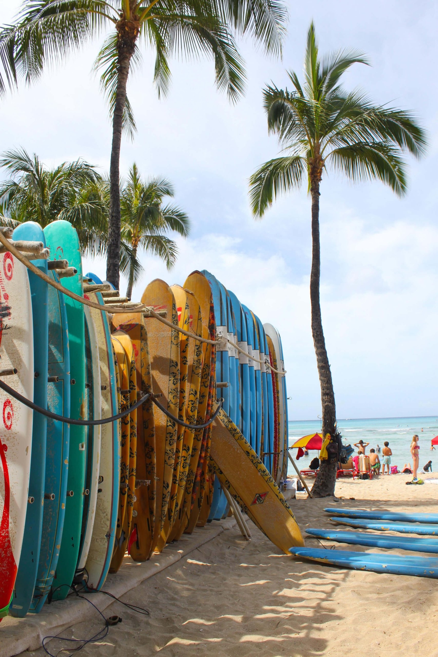 Surfboards on the beach