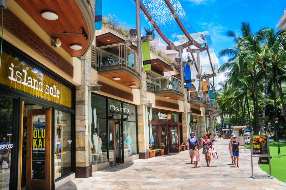 Come to Honolulu for the beaches, stay for the shopping