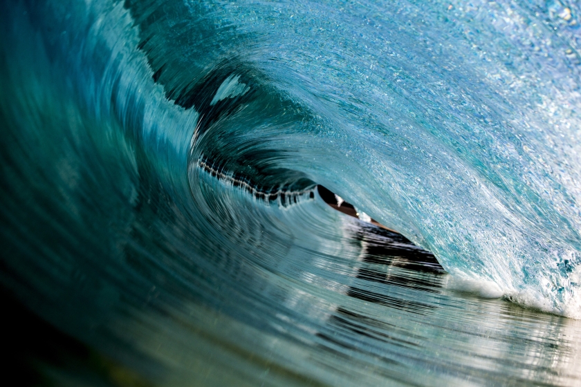 Wave taken from inside the swell