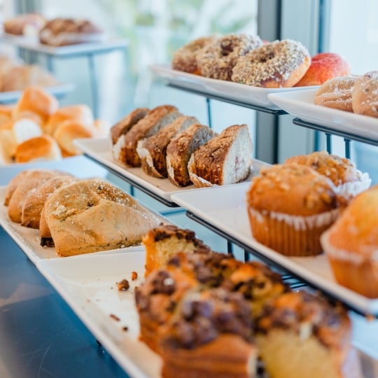 Pastries at the Coconut Club